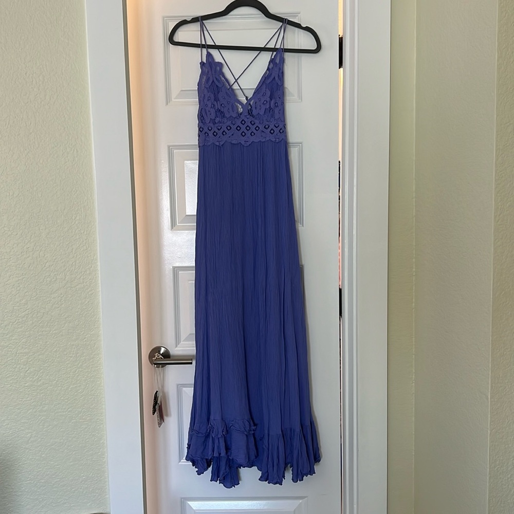 Free People Adella Maxi Slip - Size Small